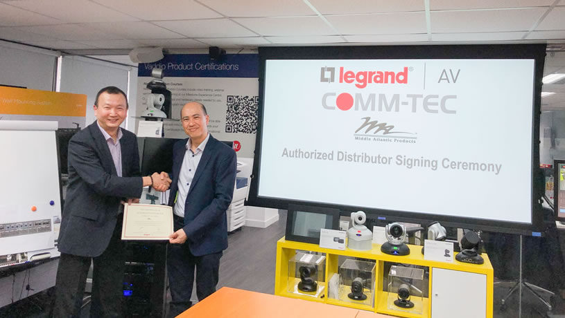 COMM-TEC Asia Limited Named Distributor of Middle Atlantic in Hong Kong and Macau