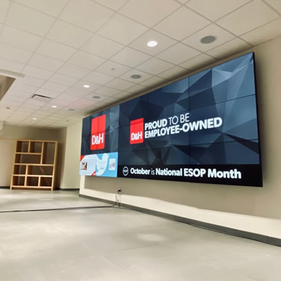 D&H Distributing Headquarters Leads by Example with New Video Wall Powered by Gefen AV Over IP